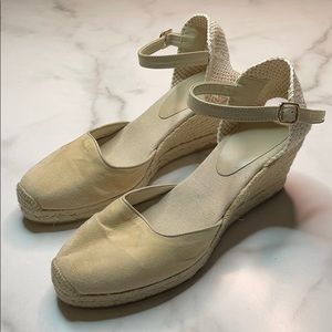 Ilse Jacobsen Espadrille Wedge Suede Ankle Strap